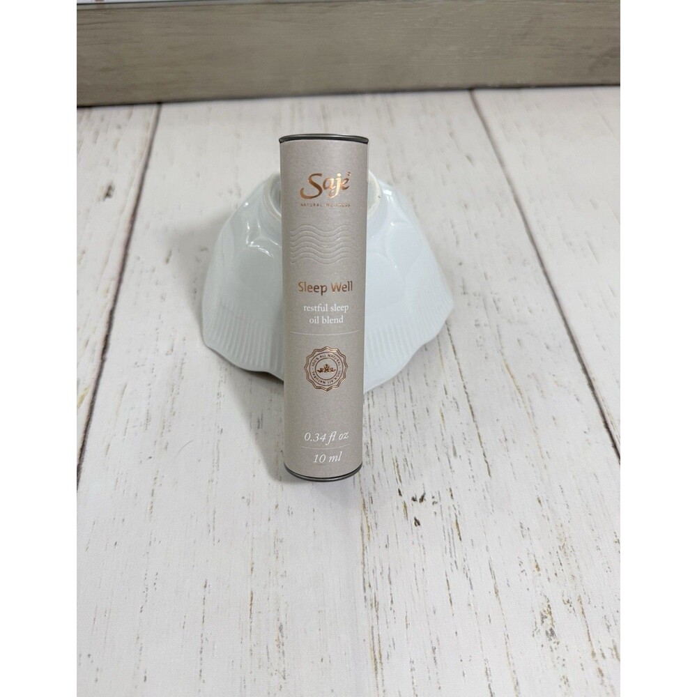 Saje Sleep Well Restful Sleep Oil Blend Full Size 10ml Roll-On Essential Oil NEW